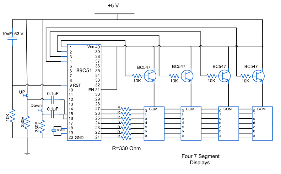 8051 pin diagram